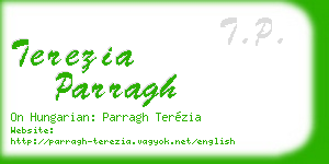 terezia parragh business card