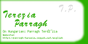 terezia parragh business card
